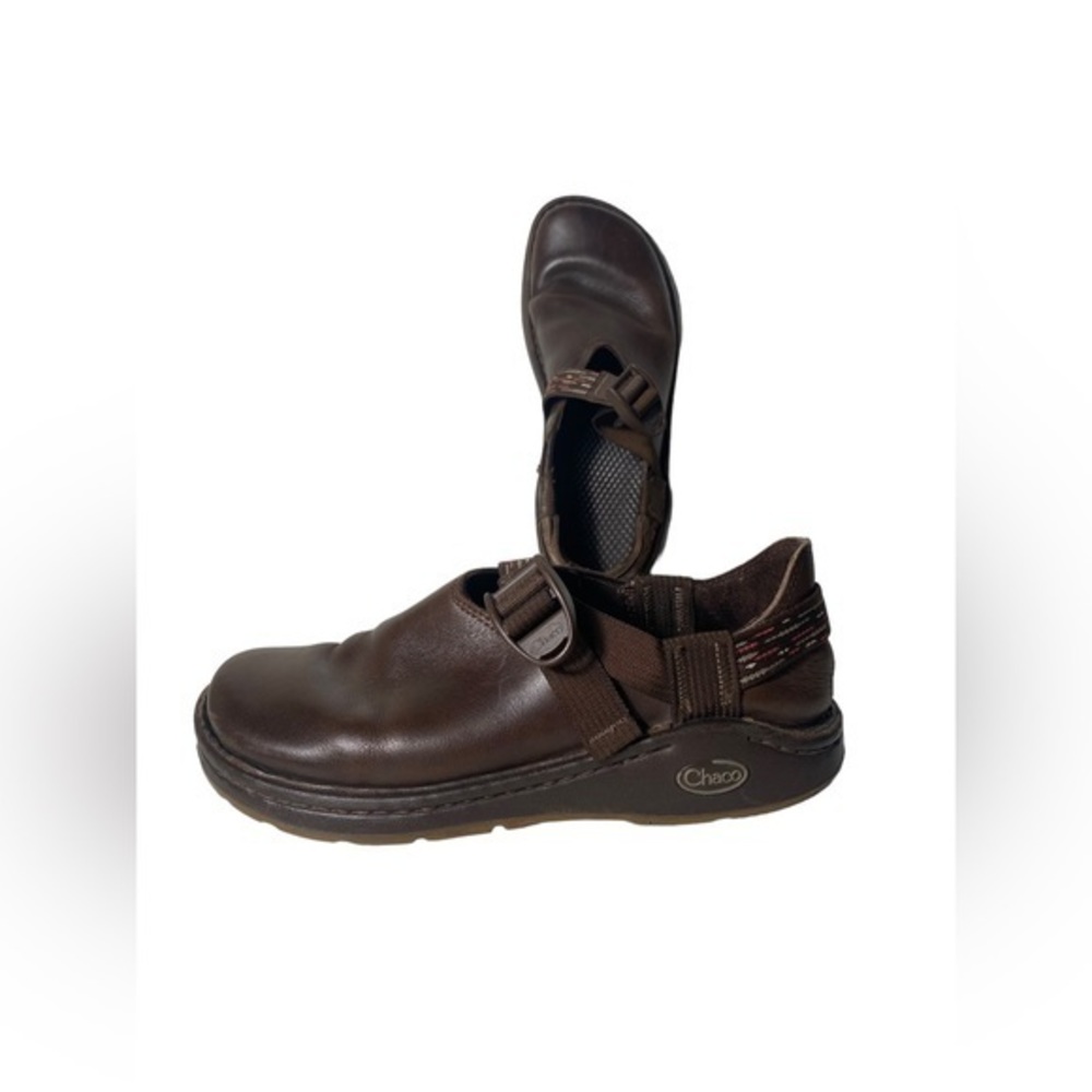 NEVER BEEN WORN OUT Women's Chaco PedShed Brown Leather Shoes- size 7 - Picture 10 of 14